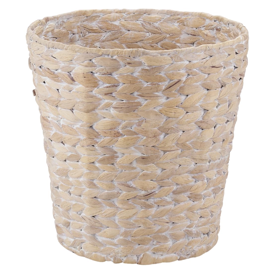 2-Pack Wicker Trash Cans for Bathrooms