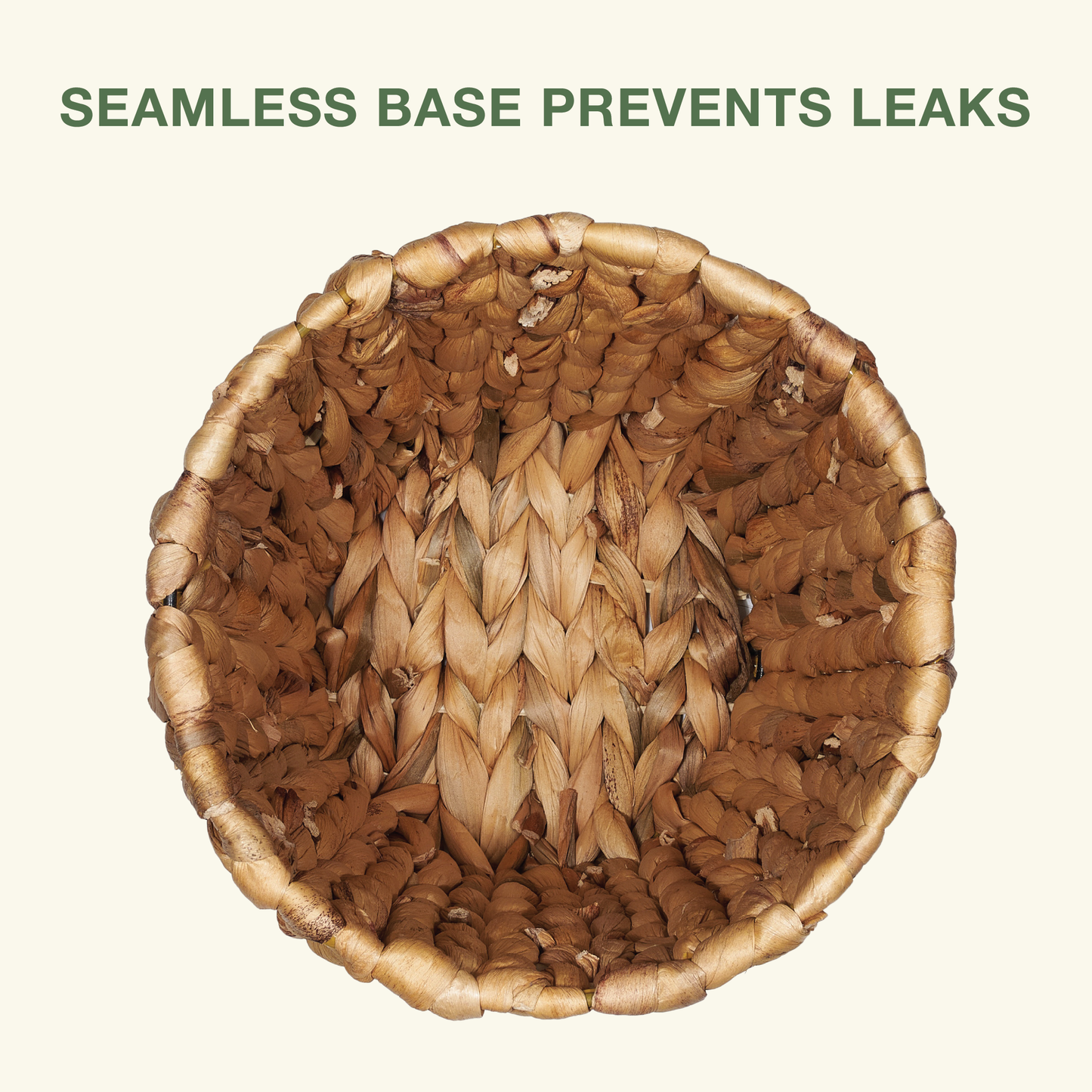 2-Pack Wicker Trash Cans for Bathrooms