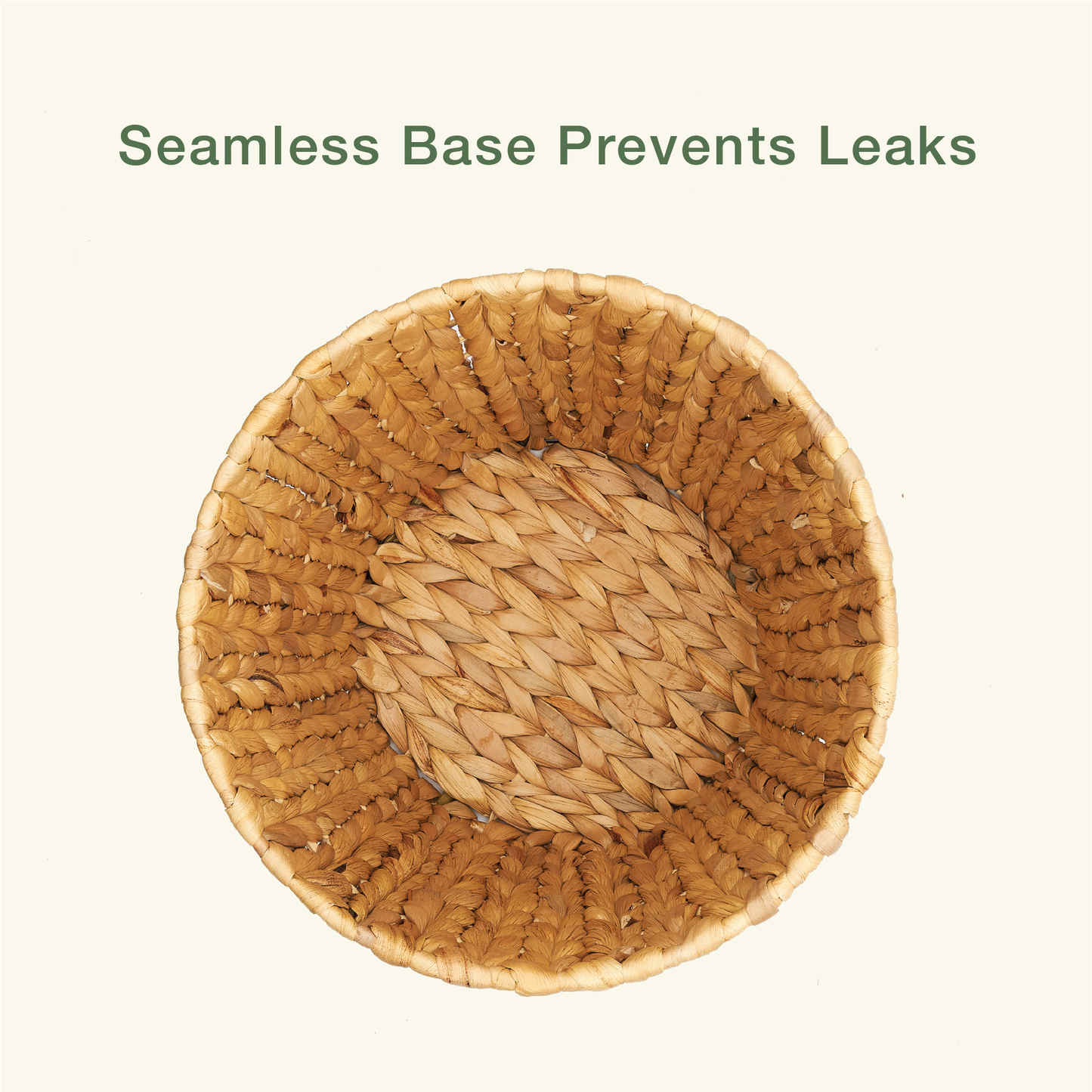 2-Pack Wicker Trash Can for Bathrooms