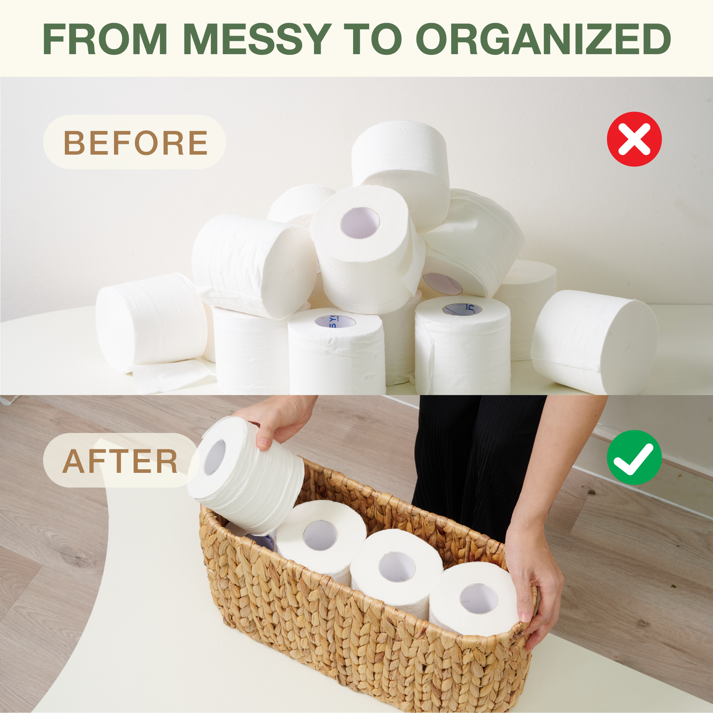 Toilet Paper Storage Basket