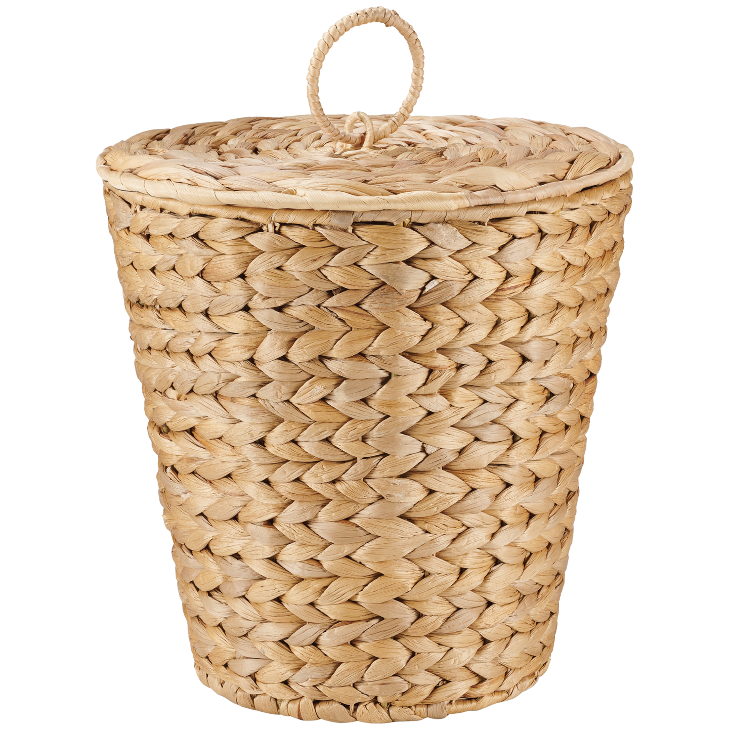 3 Gallon Wicker Trash Can with Lid and Liner